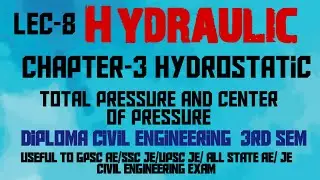 Lec-8/Hydraulic/PYQ/GTU/3rd Sem Civil/Diploma Engineering