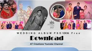 Free Wedding Psd File Download | 12x36 Album Design Psd 2023 Free Download