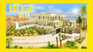 Huge Villa NO CC | The Sims 4 Speed Build