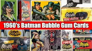 Vintage 1960's - Batman - Bubble Gum Cards - Every Set Made - A & B, C!