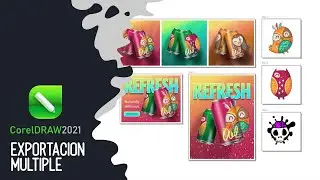 ✅ corelDRAW 2021 | EXPORTAR MULTIPLES ARCHIVOS A LA VEZ!