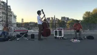 Amazing street musicians in paris