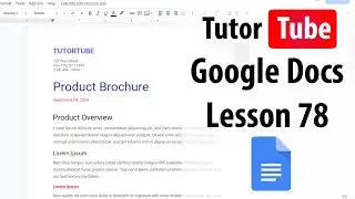Google Docs Tutorial - Lesson 78 - Suggestion Mode