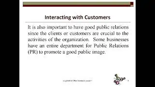 Office Administration - Office Orientation (Part 6)