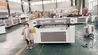 China baby starma cnc HLC 150w co2 laser machine for engraving and cutting MDF