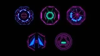 Cyberpunk HUD Elements for After Effects