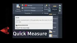 AutoCAD Quick Measure | MEASUREGEOM | AutoCAD 2020: Quick Measure