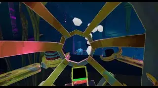 Submarine ride VR gameplay (giant arms control)
