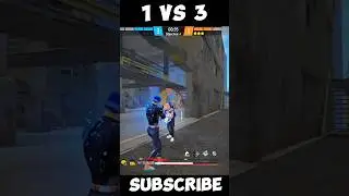 1 VS 3 CLUTCH SQUAD 🥵 WAIT FOR END 🥶 #shorts #freefireshorts #arisudanyt #ironicff #tondegamer