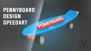 Speedart Pennyboard Design Flat
