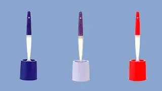 Silicone Toilet Brush Can Add Liquid And Spray