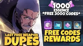 FREE 3000 CODES FOR 1000 ESSENCE, MORE NEW REWARD CODE & FINAL STRECH DUPE WEAPON-Solo LevelingArise