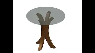 How Making AutoCAD 2018| Round Creating 3D Table in AutoCAD