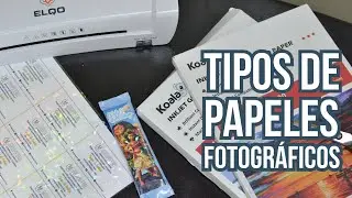 Types of Photographic Papers and Cold Lamination