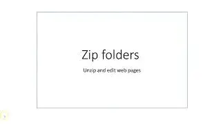 Zip Folders