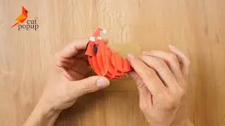 Cardinal Bird Pop Up Card | How To Made Cardinal 3d Cards