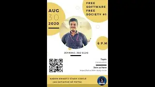 Class #1 | Free Software Free society | Aaron Swartz Study Circle | FSFTN | Tamil