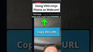 How to use your Phone was Webcam in OBS no Wires! Vdo.Ninja