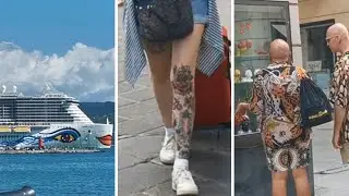 УЛИЧНАЯ МОДА  последние летние деньки Streetstyle in Italy