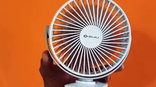 Bajaj Pygmy Mini USB rechargeable fan user review | Speed test, price, and quality test