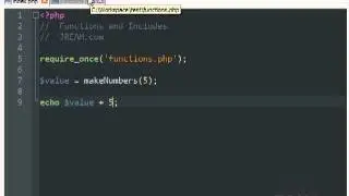 02 PHP - Functions & Includes.flv