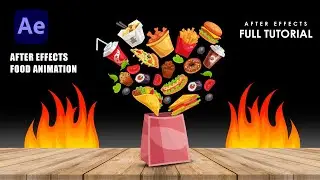 Food Animation After Effects Tutorial | Ads Animation in After Effects