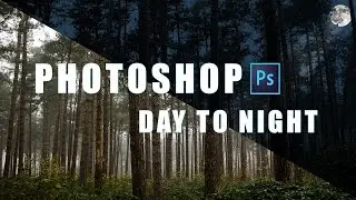 PHOTOSHOP TUTORIALS : TURN DAY INTO NIGHT IN ADOBE PHOTOSHOP