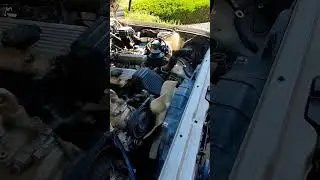 HZJ80 Series - Radiator Swap Progress #youtubeshorts #diy #mechanical