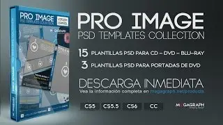 Pro Image - plantillas PSD para CD DVD Blu-ray y Portadas