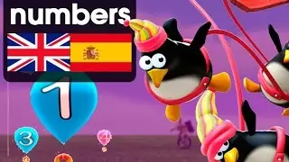 Learning numbers English - Spanish. Zumbers ep.2