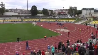 3 забег 4х100 юноши. Первенство города по эстафетному бегу 19.09.18