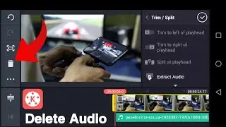 How to delete audio from video in kinemaster||How to remove audio from video in kinemaster
