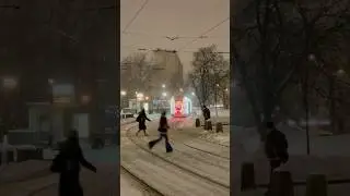 Снег на Москвой