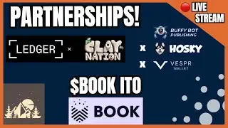 Ledger + Claymates | Hosky PoO | Book ITO | Cardano Q&A Live Stream!