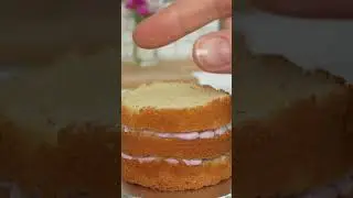 Винтажный мини торт 🤩 Украшение мини торта 🎂 #shortsyoutube