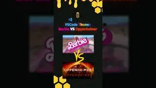 🎀 Barbie Vs 🔥 Oppenheimer Theme 🎨 #coding #programming #vscode #barbie #oppenheimer