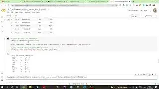 Sk-learn Impute Simple Imputer and KNN neighbor