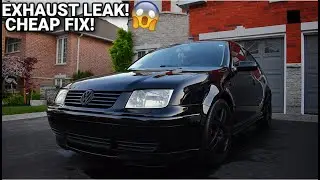 HOW TO FIX A EXHAUST LEAK | VW JETTA