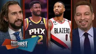 Damian Lillard traded to Bucks in 3-team deal, Suns send Ayton to Blazers | NBA | FIRST THINGS FIRST