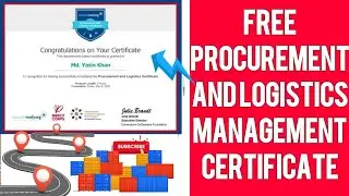 Free courses online with certificates 2021 | Logistics and Procurement Management | Free Courses