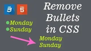 How To Remove Bullets in CSS