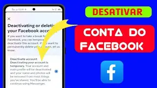 Como desativar a conta do Facebook 2024||Desativar o Facebook