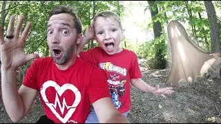 FATHER SON ADVENTURE TIME! / Haunted Woods!