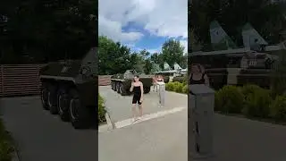Сквер военной техники в Анапе 