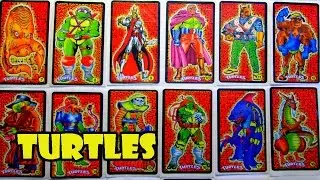 TURTLES 90's gum stickers