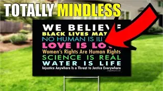 DEBUNKING the Stupidest Liberal Yard Sign | Heck Off, Commie!