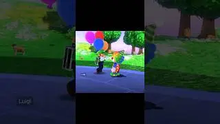 Luigi reacting to CLOWN-MARIO! 🤡🙂 Super Mario Odyssey #shorts #supermarioodyssey #mario