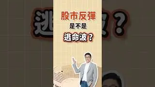 股市反彈是不是逃命波 ?#台股 #美股 #股票 #股市 #大跌 #上漲 #投資 #理財