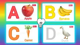 English alphabet | Learn Alphabet A to Z | ABC Preschool Book Learning A for APPLE Phonetics |#abcd