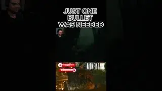 Monster had scared me a little #aloneinthedark #gaming